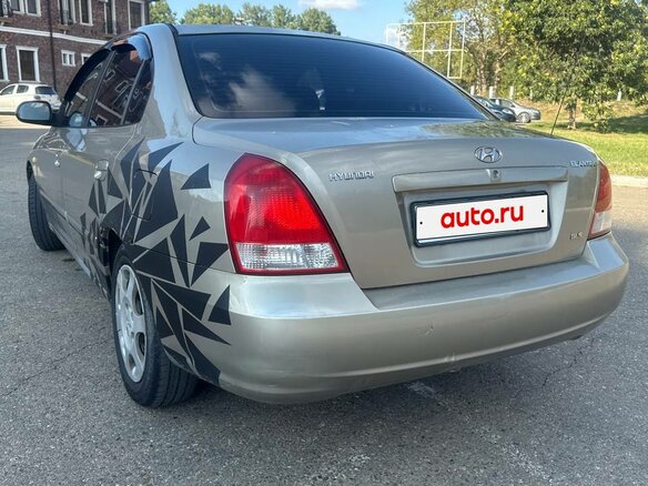 2001 Hyundai Elantra III (XD), золотистый, 350000 рублей - вид 13