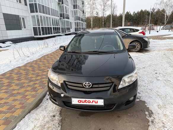 2008 Toyota Corolla X (E140, E150), чёрный, 800000 рублей