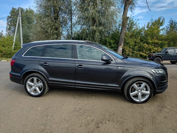 2012 Audi Q7 I (4L) Рестайлинг, серый, 2500000 рублей - вид 2
