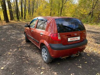 2007 Hyundai Getz I Рестайлинг, красный, 485000 рублей, вид 4