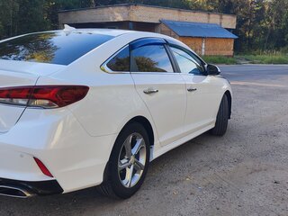 2018 Hyundai Sonata VII (LF) Рестайлинг, белый, 1510000 рублей, вид 5