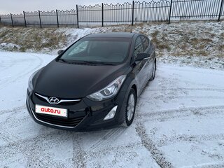 2015 Hyundai Elantra V (MD) Рестайлинг, чёрный, 1420000 рублей, вид 2