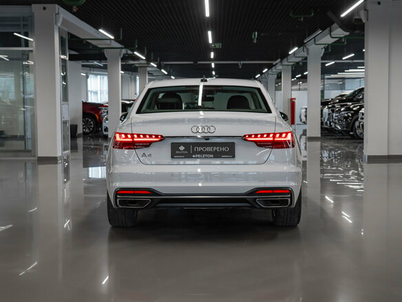 2020 Audi A4 40 TFSI V (B9) Рестайлинг, белый - вид 5