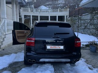 2008 Porsche Cayenne Turbo I Рестайлинг (957), чёрный, 1498000 рублей, вид 3
