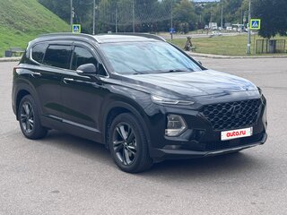 2018 Hyundai Santa Fe IV, чёрный, 3200000 рублей, вид 2