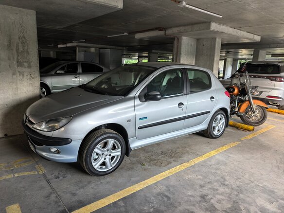 2002 Peugeot 206, серый