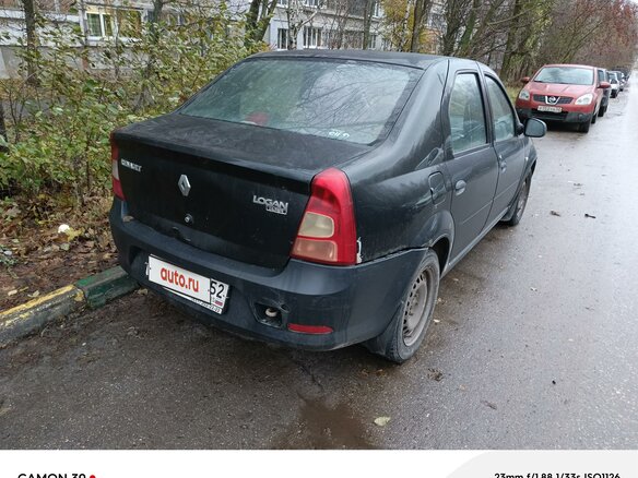 2013 Renault Logan I Рестайлинг, чёрный, 300000 рублей - вид 2