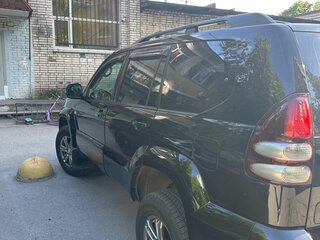 2007 Toyota Land Cruiser Prado 5-speed 120 Series Рестайлинг, чёрный, 1300000 рублей, вид 4