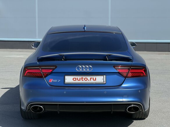2016 Audi RS 7 performance I (4G) Рестайлинг, синий - вид 7