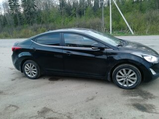 2014 Hyundai Elantra V (MD) Рестайлинг, чёрный, 1150000 рублей, вид 3