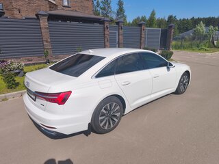 2021 Audi A6 45 TFSI V (C8), белый, 3650000 рублей, вид 3