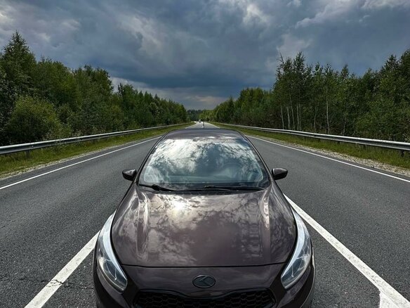 2014 Kia Ceed II, коричневый, 1200000 рублей - вид 3