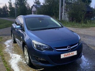 2013 Opel Astra J Рестайлинг, синий, 1050000 рублей, вид 3