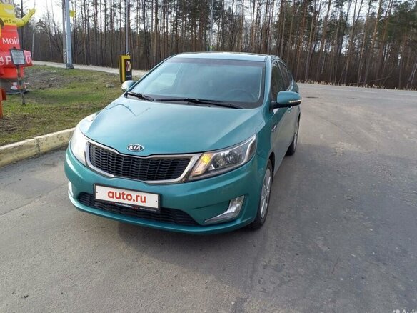 2011 Kia Rio 5-speed III, зелёный, 950000 рублей - вид 6