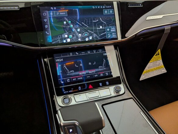 2026 Audi A8 Long 55 TFSI IV (D5) Рестайлинг, синий, 13714937 рублей - вид 14