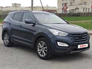 2013 Hyundai Santa Fe III, синий, 1800000 рублей, вид 2