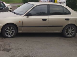 2007 Hyundai Accent ТагАЗ II, золотистый, 500000 рублей, вид 4