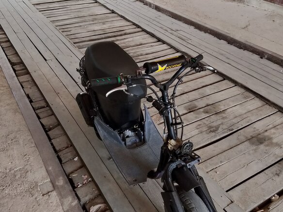 1998 Honda Tact, красный, 15000 рублей - вид 5