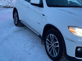 2014 BMW X6 35i I (E71) Рестайлинг, белый, 3250000 рублей, вид 4