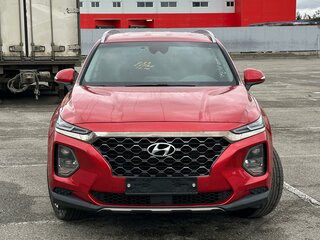 2019 Hyundai Santa Fe IV, красный, 2990000 рублей, вид 2