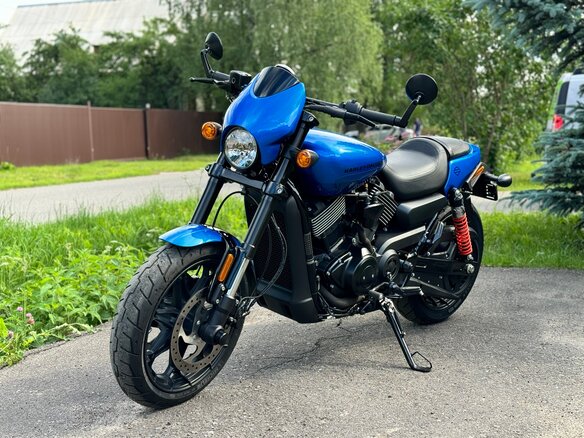 2018 Harley-Davidson Street Rod, синий, 685000 рублей - вид 16