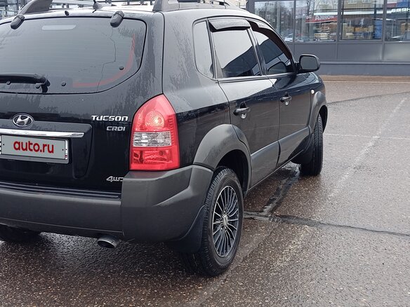 2008 Hyundai Tucson I, чёрный, 900000 рублей - вид 7