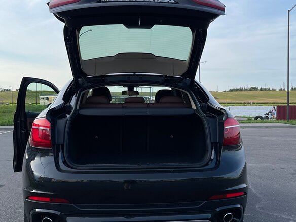 2015 BMW X6 30d II (F16), чёрный, 4396205 рублей - вид 1