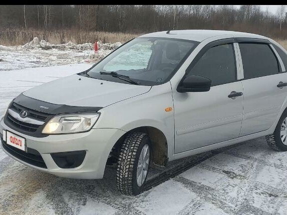 2016 Lada (ВАЗ) Granta I, серый, 370000 рублей - вид 10