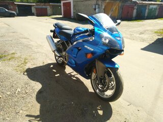 2008 Kawasaki ZZR 600, синий, 1355000 рублей, вид 2