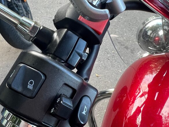 2007 Yamaha XVS1300, красный, 600000 рублей - вид 5