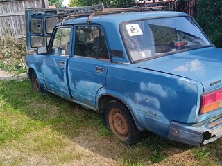 2007 Lada (ВАЗ) 2107, голубой, 120000 рублей, вид 5