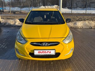 2011 Hyundai Solaris I, жёлтый, 400000 рублей, вид 2