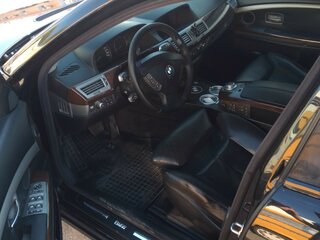 2005 BMW 7 серии 730d IV (E65/E66) Рестайлинг, чёрный, 900000 рублей, вид 4