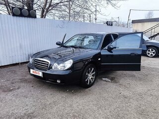 2007 Hyundai Sonata ТагАЗ IV (EF) Рестайлинг, чёрный, 700000 рублей, вид 5