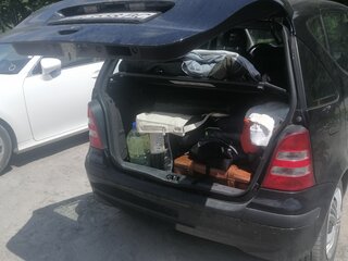2004 Mercedes-Benz A-Класс 140 I (W168) Рестайлинг, чёрный, 560000 рублей, вид 5