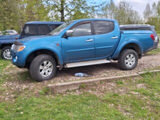 2008 Mitsubishi L200 IV, синий, 900000 рублей, вид 3