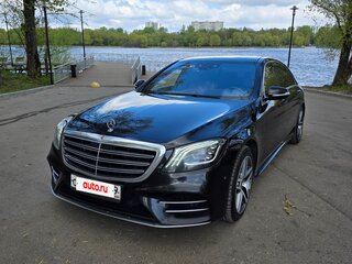 2018 Mercedes-Benz S-Класс 350 d Long VI (W222, C217) Рестайлинг, чёрный, 6200000 рублей, вид 3
