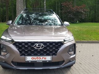 2019 Hyundai Santa Fe IV, коричневый, 2575064 рублей, вид 2