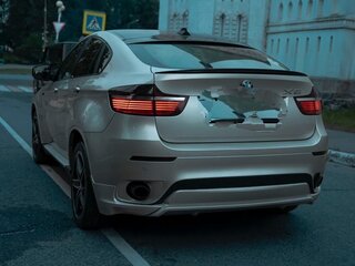 2009 BMW X6 35i 6-speed I (E71), серебристый, 1500000 рублей, вид 4