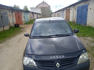 2009 Renault Logan I, чёрный, 450000 рублей, вид 1