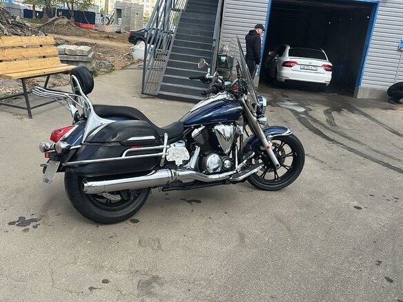 2009 Yamaha XVS950, синий, 650000 рублей