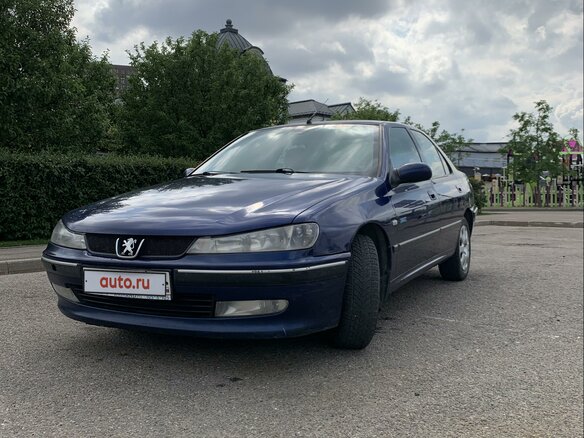2002 Peugeot 406 I Рестайлинг, синий, 450000 рублей - вид 1