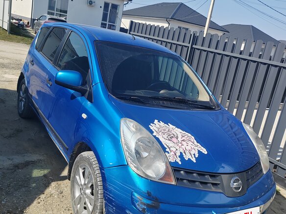 2007 Nissan Note I, синий - вид 1