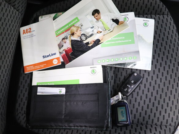 2012 Skoda Fabia II Рестайлинг, чёрный - вид 17