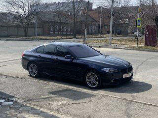2014 BMW 5 серии 520i VI (F10/F11/F07) Рестайлинг, синий, 2200000 рублей, вид 4