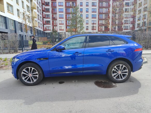 2018 Jaguar F-Pace I, синий, 2999999 рублей - вид 8