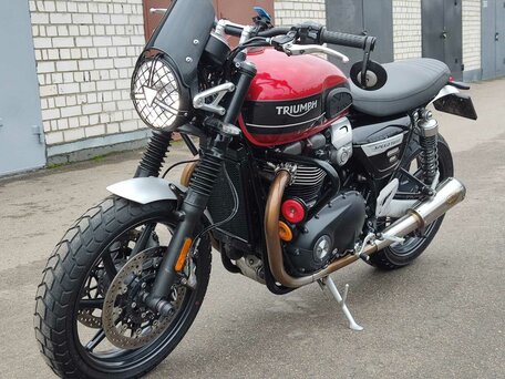 2019 Triumph Speed Twin, красный, 1230000 рублей, вид 2