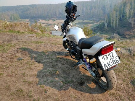 1996 Honda CB 400 Super Four, серый, 325000 рублей, вид 1