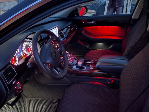 2013 Audi A8 III (D4) Рестайлинг, чёрный, 1450000 рублей - вид 11