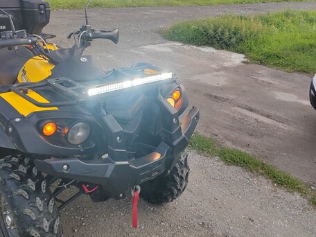 2020 Stels ATV-500YS Leopard, жёлтый, 430000 рублей, вид 1